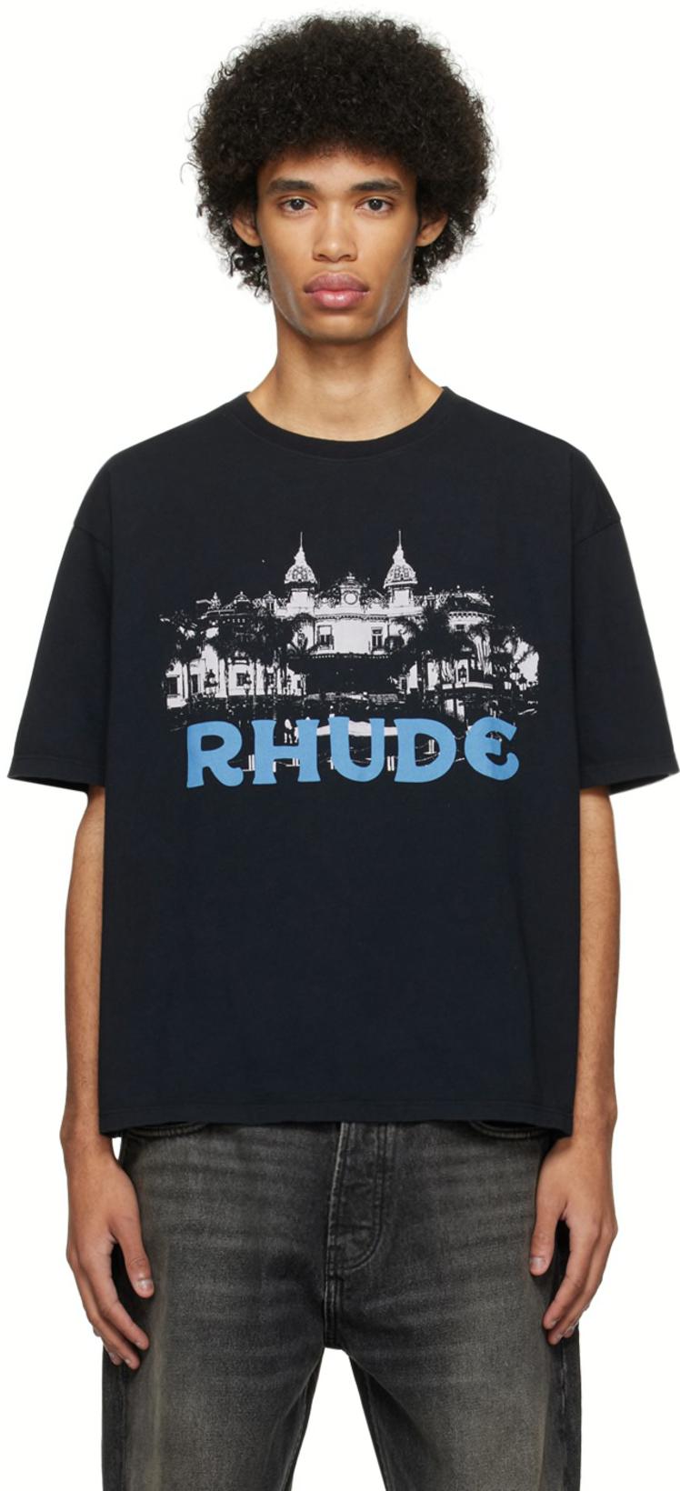Black Casino T-Shirt by RHUDE
