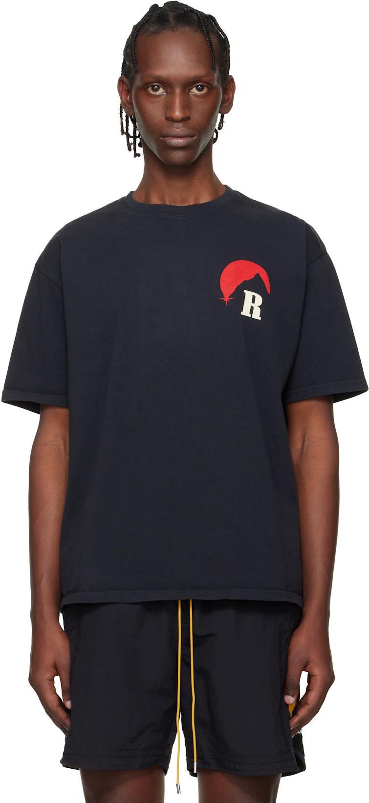 Black Moonlight Regatta T-shirt by RHUDE