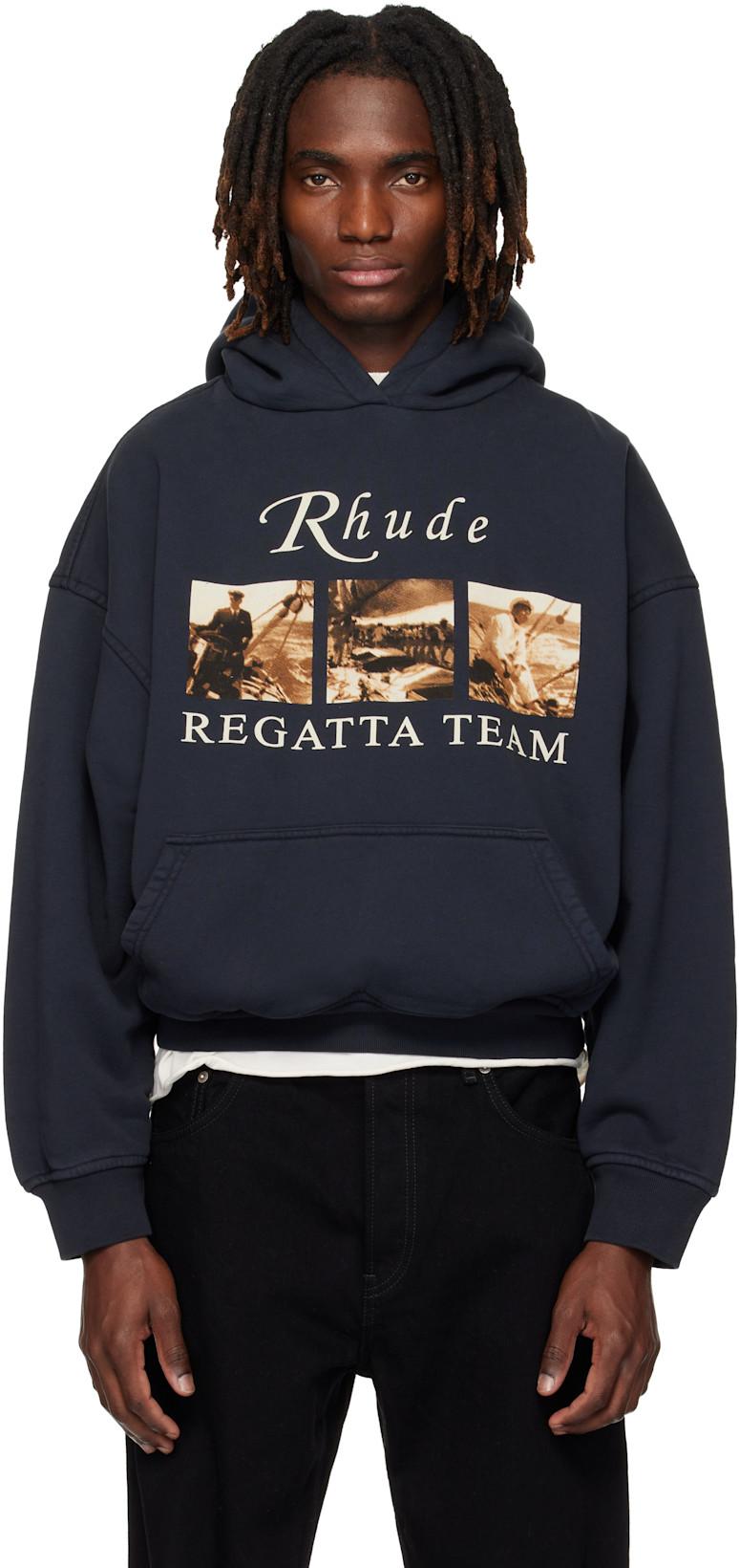Black 'USVI Regatta Tour' Hoodie by RHUDE