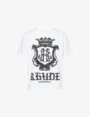 Chateau Printed Cotton T-Shirt by RHUDE
