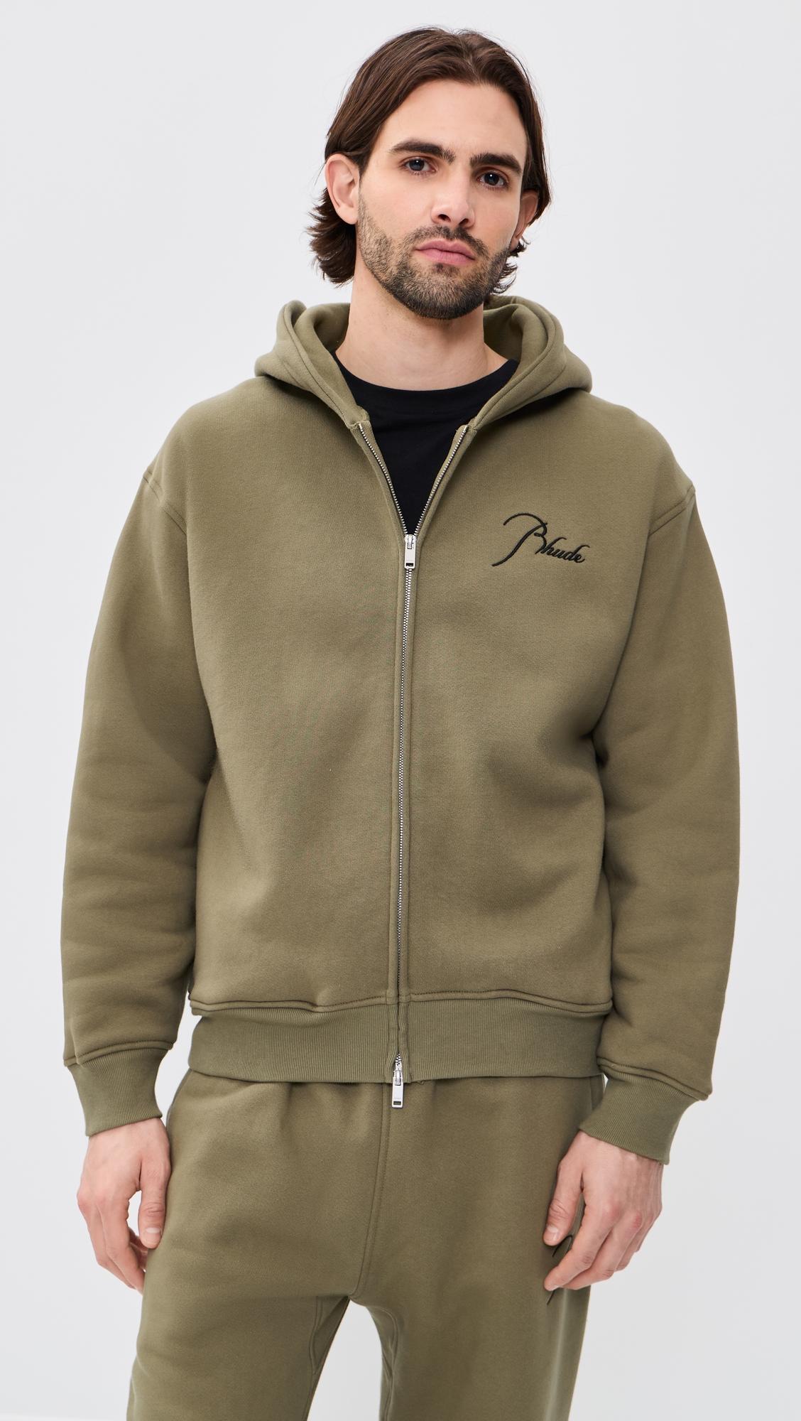 Classique Zip Up Hoodie by RHUDE