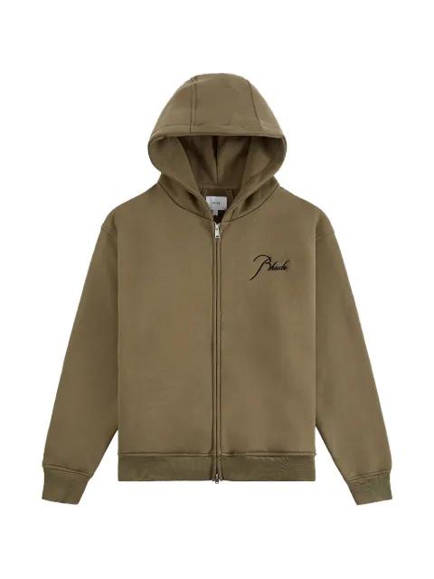 Classique logo-embroidered hoodie by RHUDE