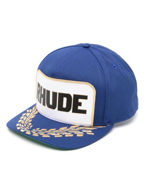 Formula logo-print hat by RHUDE