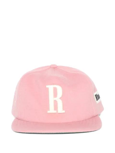 Grand Prix R-Crown flamingo-embroidered hat by RHUDE