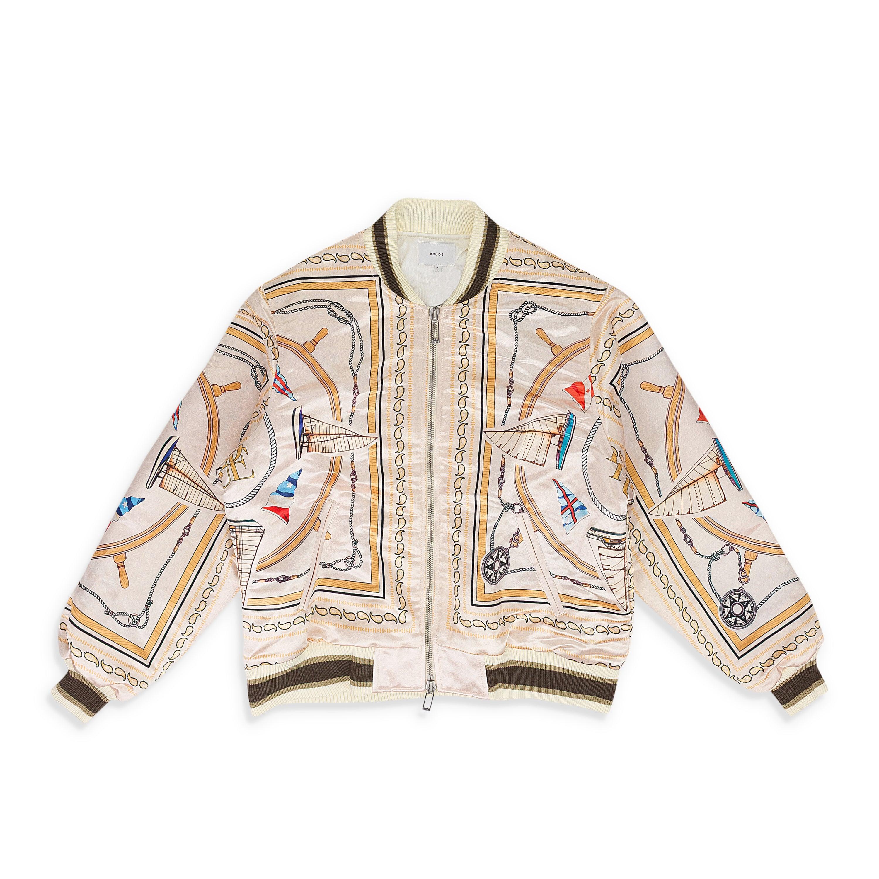 MULTICOLOR NAUTICA SATIN BOMBER by RHUDE