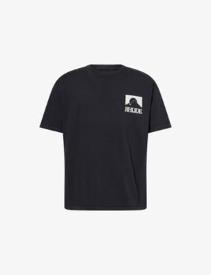 Moonlight Pack Logo-Print Cotton T-Shirt by RHUDE Moonlight Pack Logo-Print Cotton T-Shirt by RHUDE