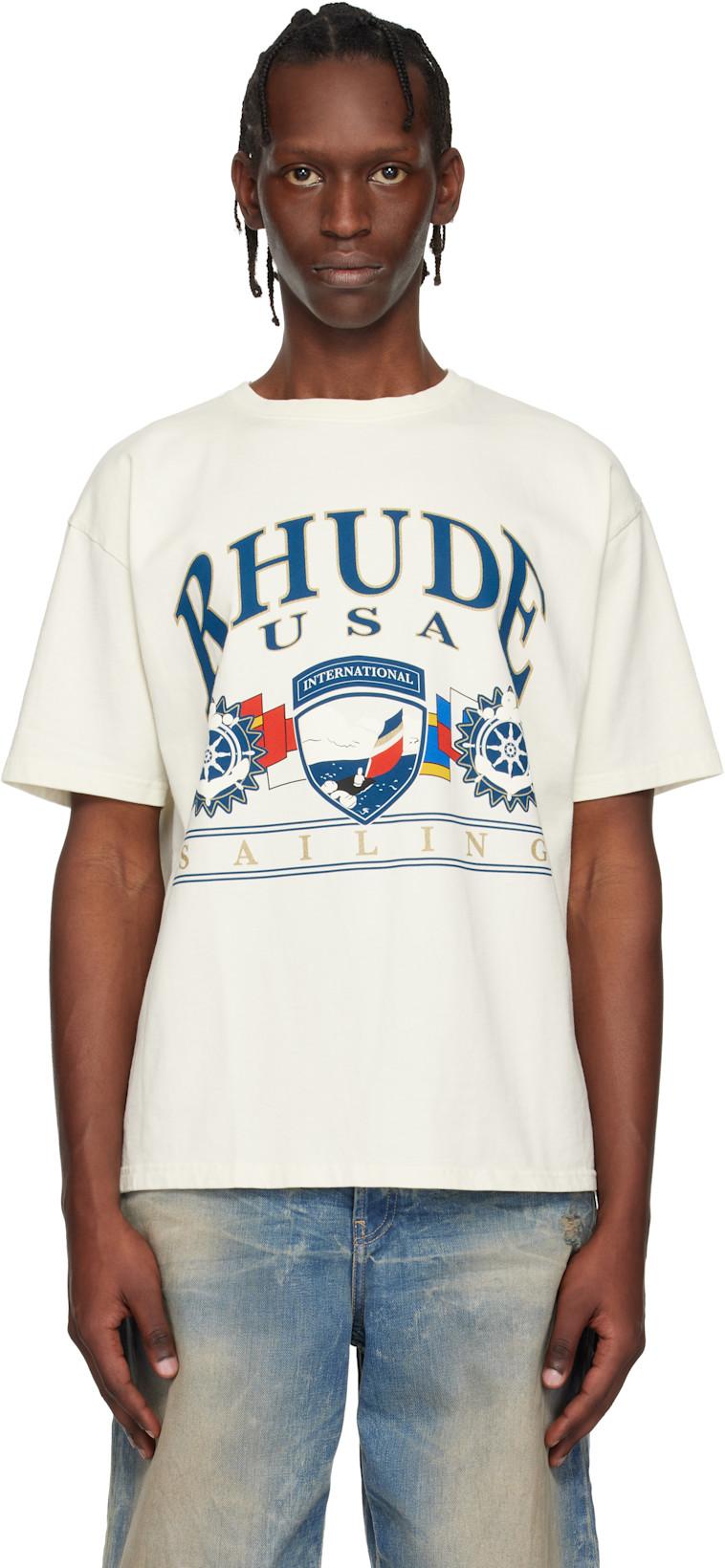 Off-White USA Sailing Icon T-shirt by RHUDE
