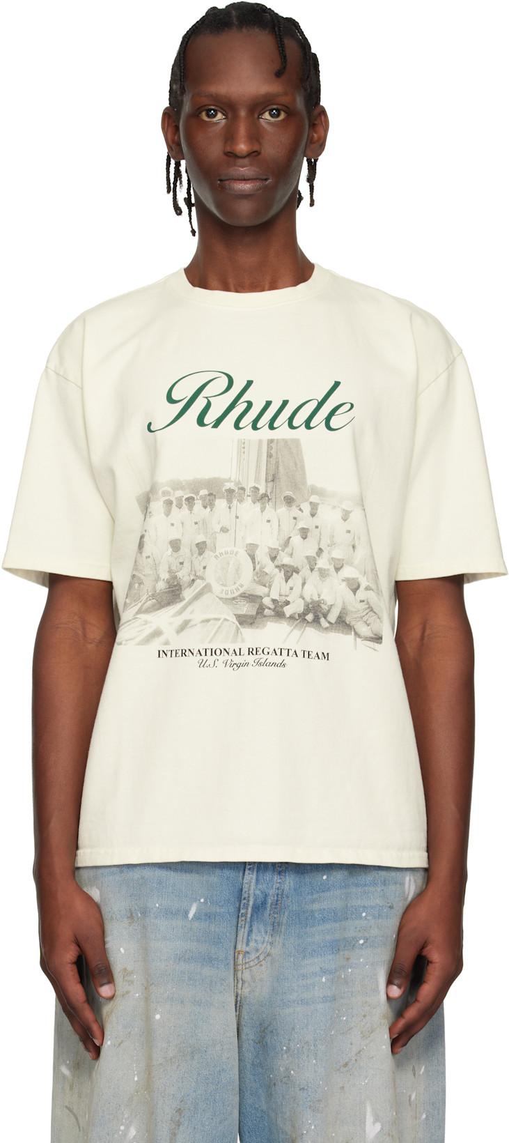 Off-White Virgin Islands Script T-shirt by RHUDE