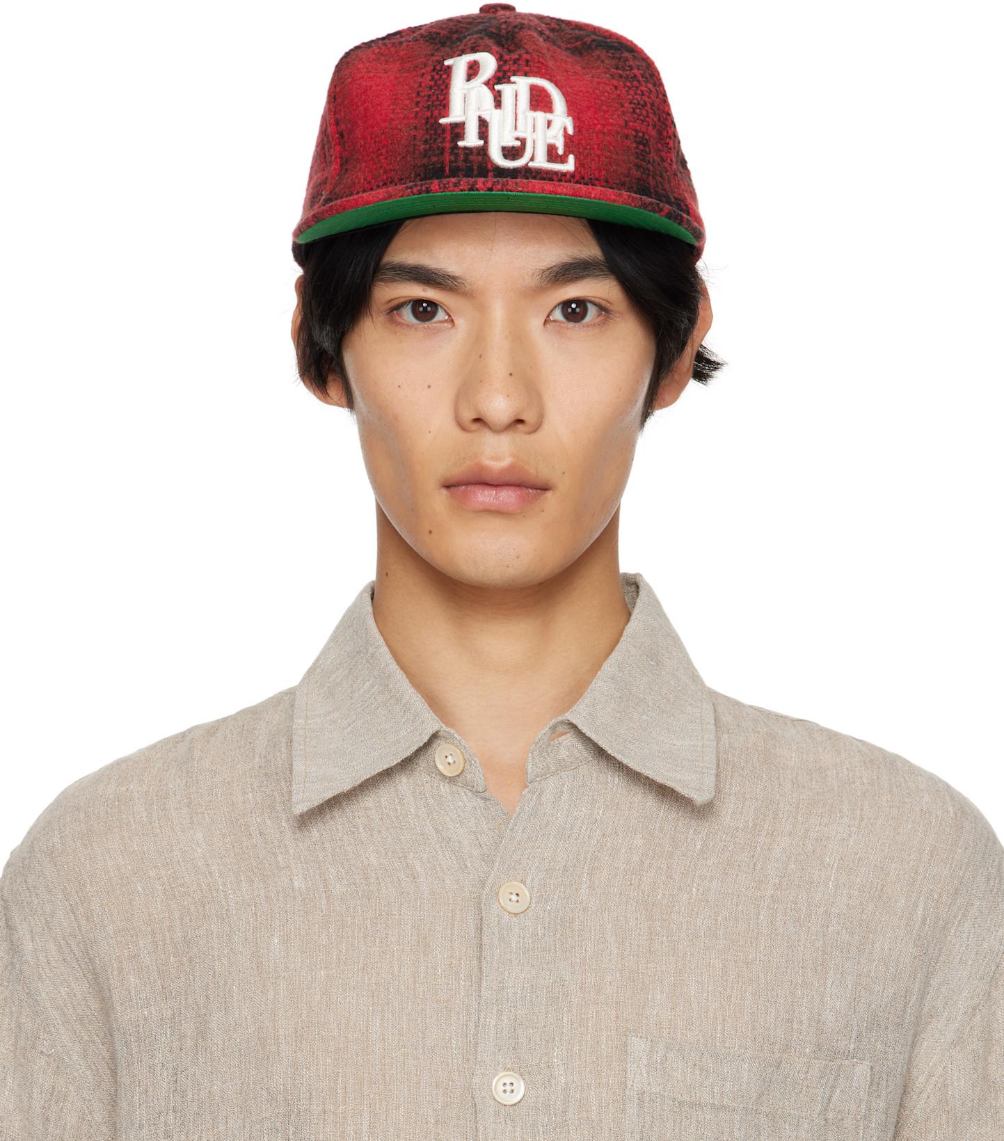 Red Scramble Logo Cap by RHUDE