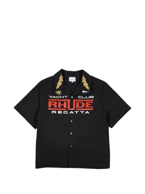 Regatta logo-print shirt by RHUDE