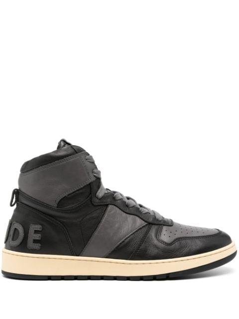 Rhecess high-top leather sneakers by RHUDE
