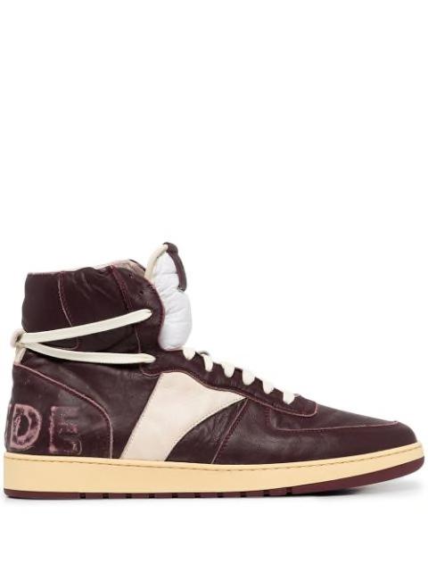 Rhecess high top sneakers by RHUDE