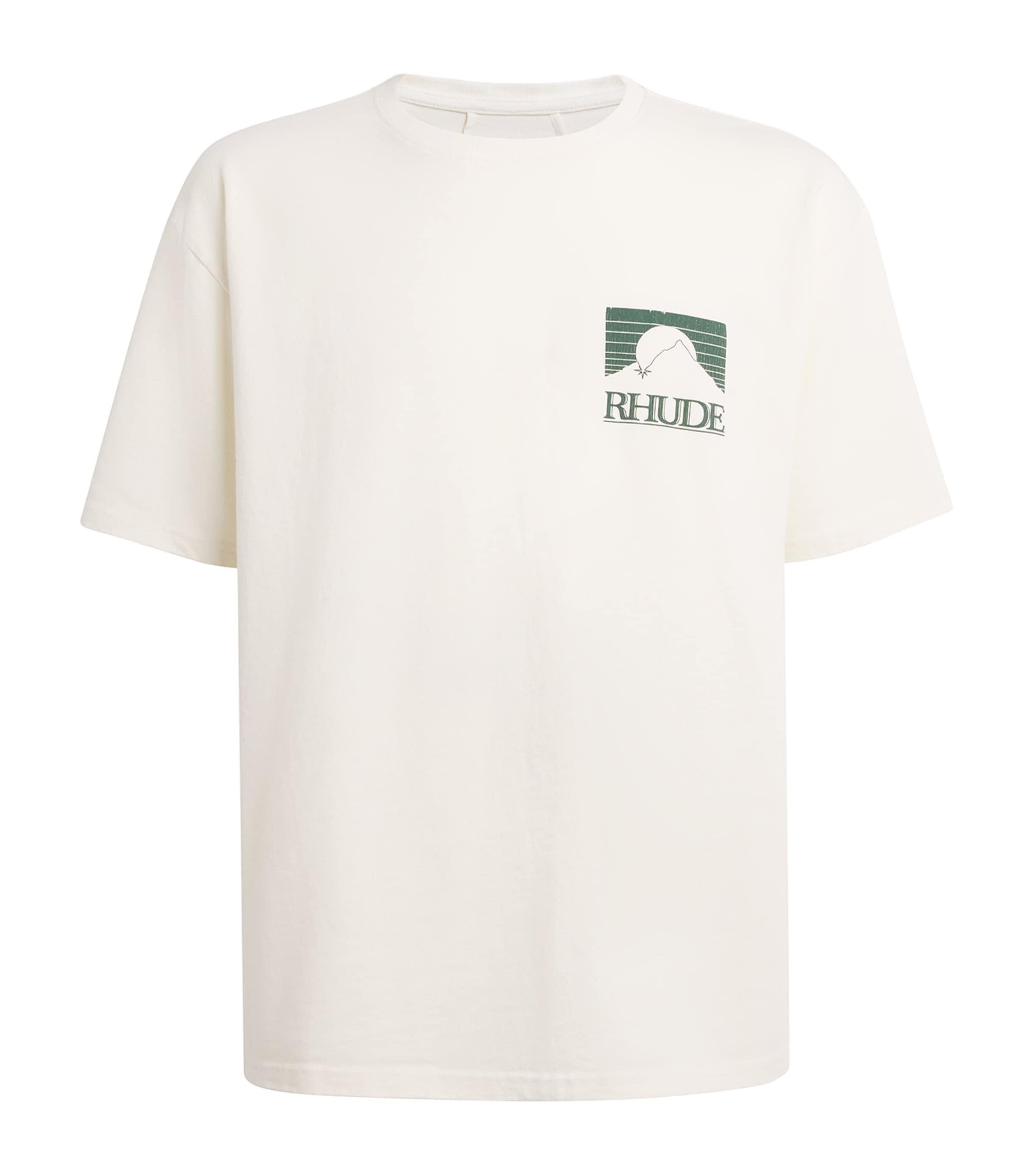 Rhude Cotton Printed Moonlight T-Shirt by RHUDE