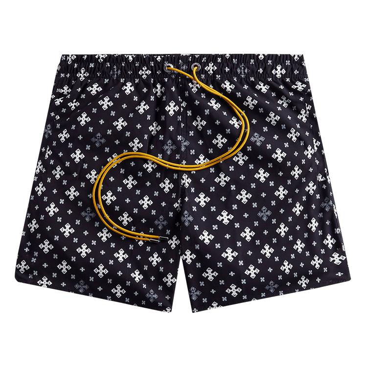 Rhude Cross Bandana Swim Short 'Black/White' by RHUDE