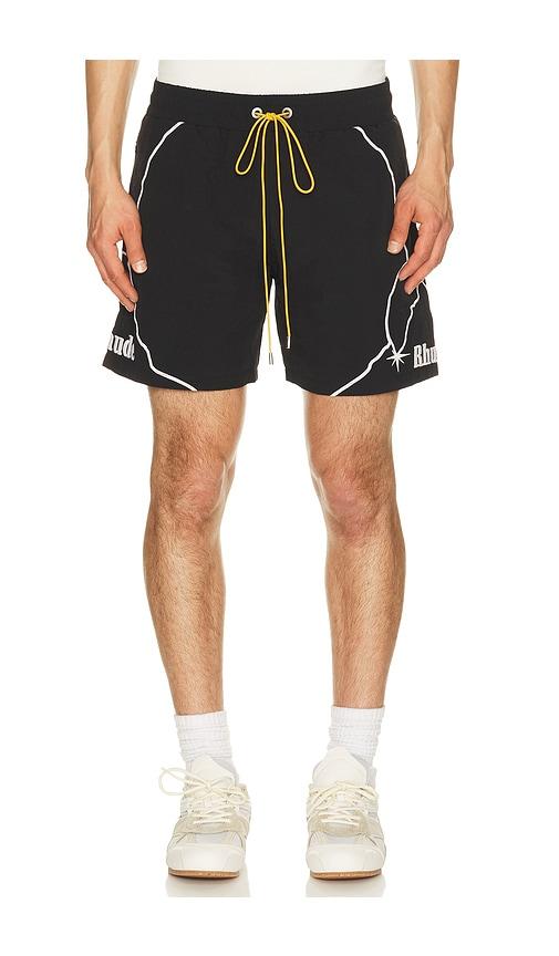 Rhude Moonlight Pista Shorts in Black by RHUDE
