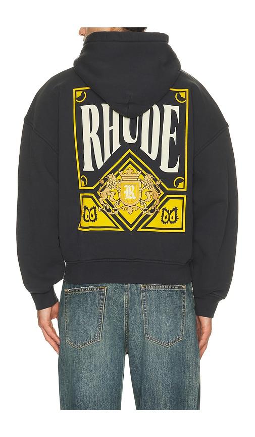 Rhude Playing Card Hoodie in Black by RHUDE
