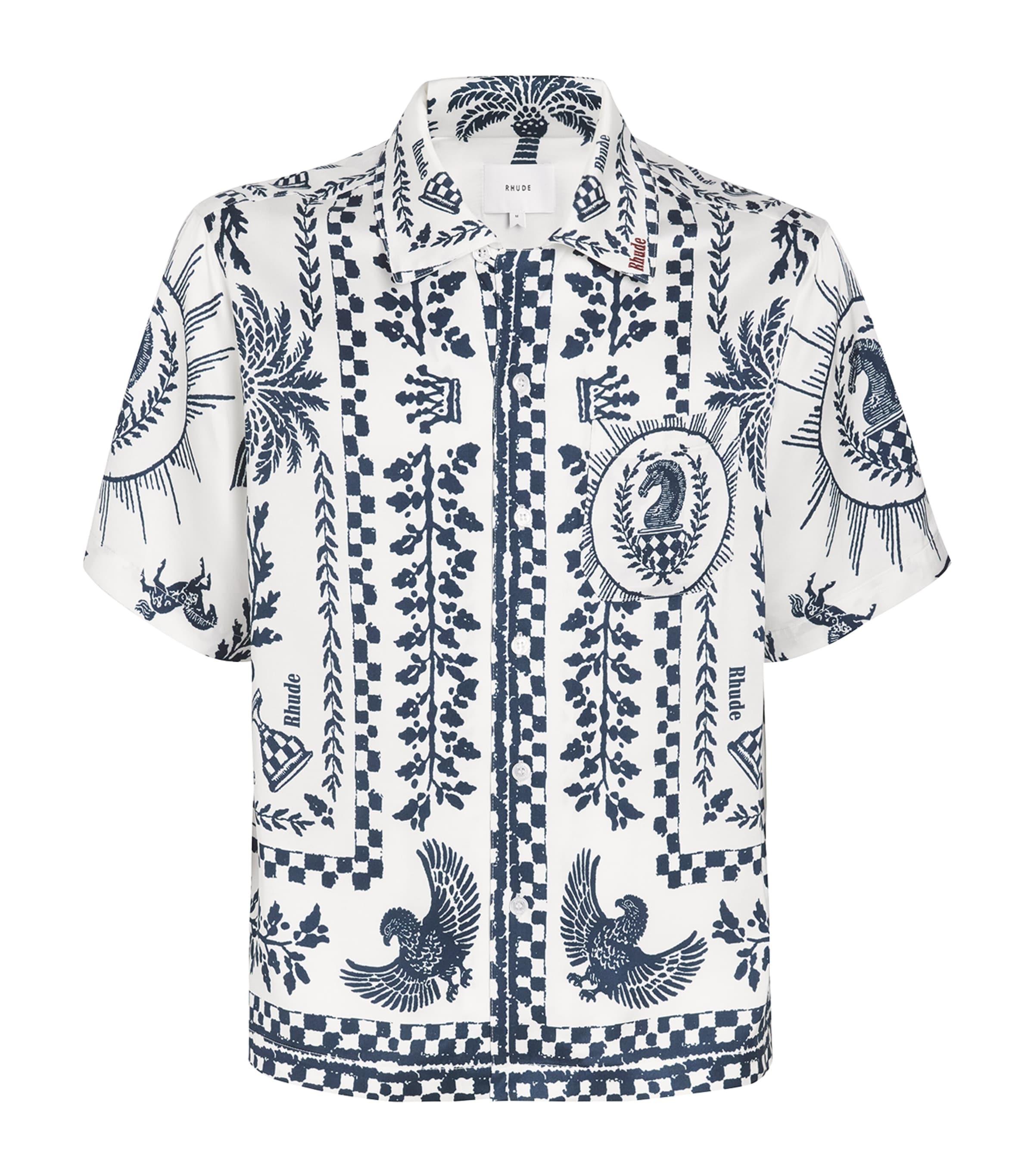 Rhude Printed Short-Sleeve Regista Shirt by RHUDE