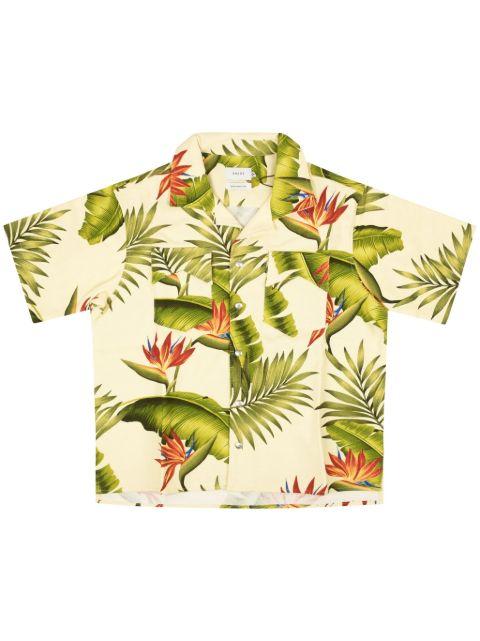 Snap Hawaiian Shirt "Blue" by RHUDE