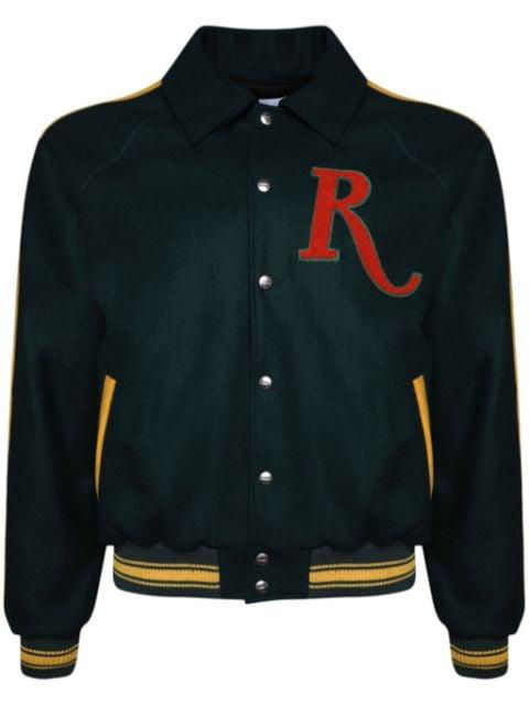 Varsity wool bomber jacket by RHUDE