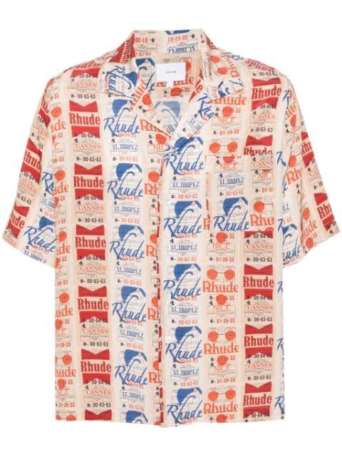 Voyage de Rhude silk shirt by RHUDE