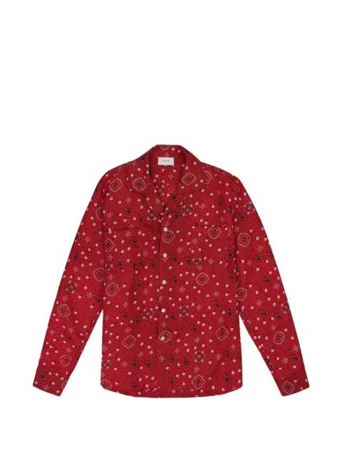 bandana-print long-sleeve shirt by RHUDE