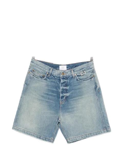 buttoned denim shorts by RHUDE