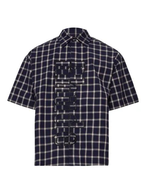 checked-pattern shirt by RHUDE