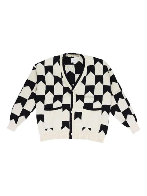 checkered cardigan by RHUDE