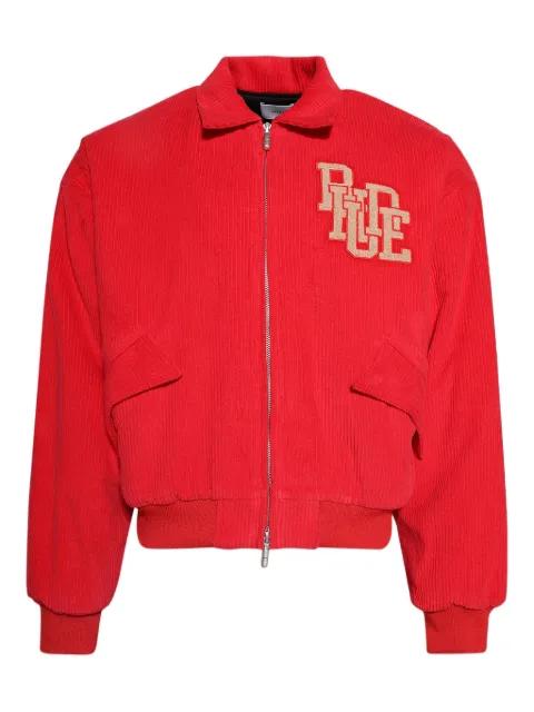 corduroy logo-detail jacket by RHUDE