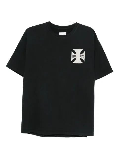 cross-embellished T-shirt by RHUDE