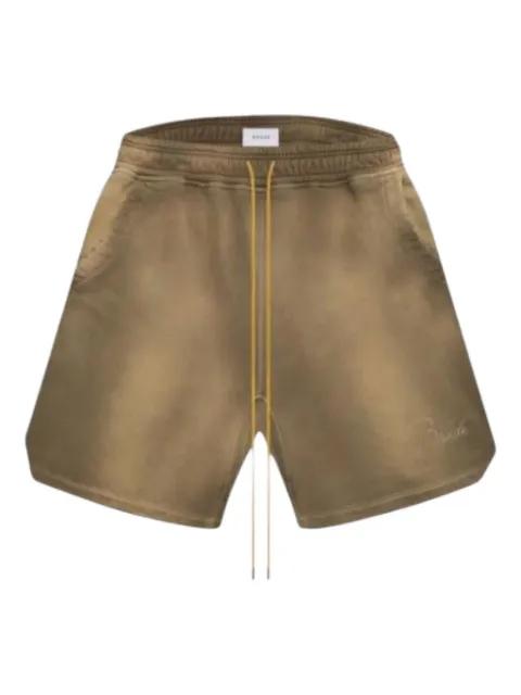 faded-effect track shorts by RHUDE