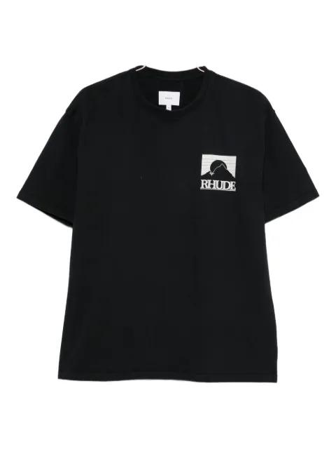 graphic crew-neck T-shirt by RHUDE