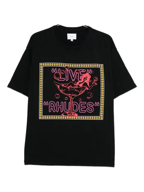 graphic-print T-shirt by RHUDE