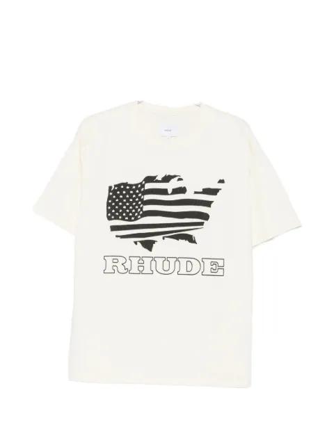 graphic-print T-shirt by RHUDE