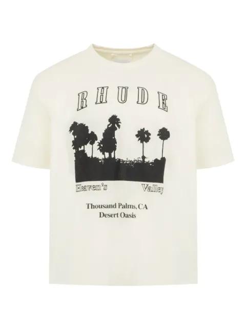 graphic-print T-shirt by RHUDE