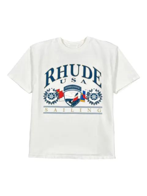 graphic-print T-shirt by RHUDE