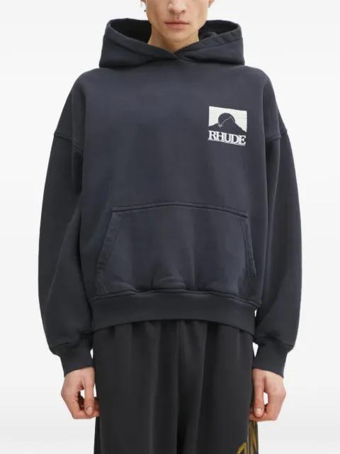 graphic-print hoodie by RHUDE