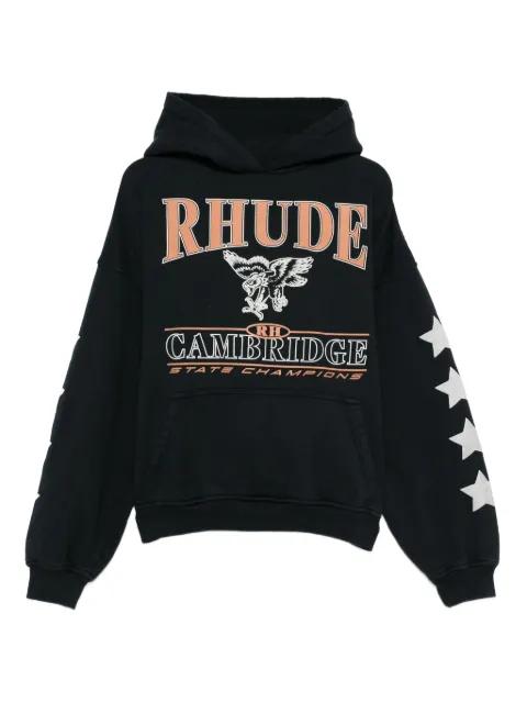 graphic-print hoodie by RHUDE