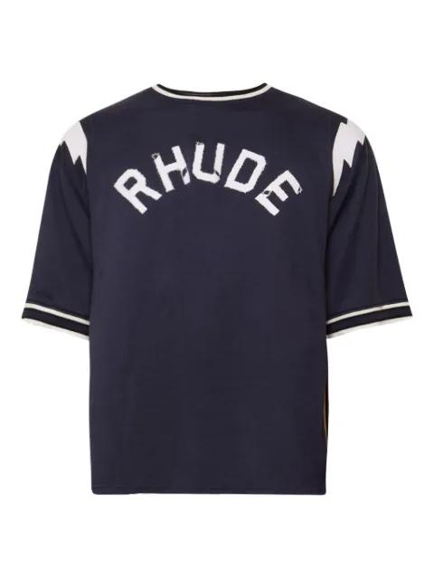 logo-detail ringer T-shirt by RHUDE