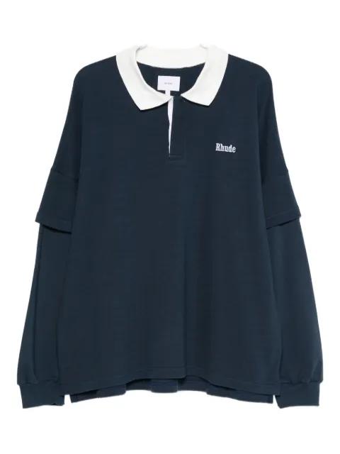 logo-embellished polo shirt by RHUDE