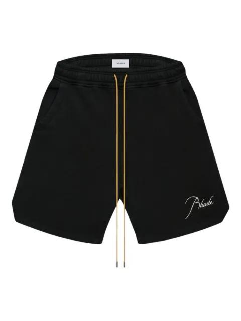logo-embroidered drawstring shorts by RHUDE
