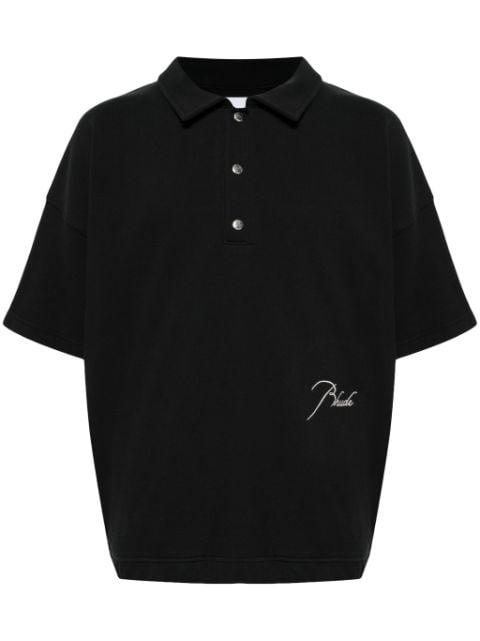 logo-embroidered polo shirt by RHUDE