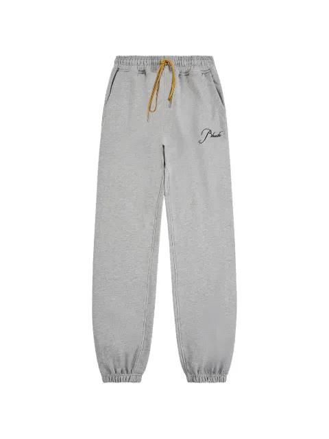 logo-embroidered track pants by RHUDE