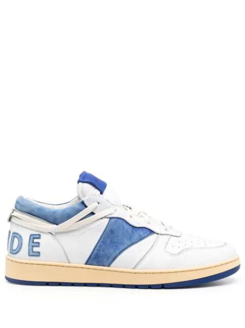 logo-lettering sneakers by RHUDE