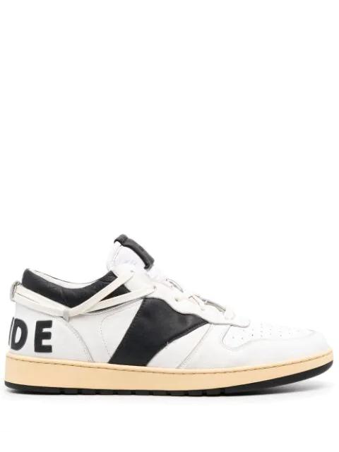 logo-lettering sneakers by RHUDE
