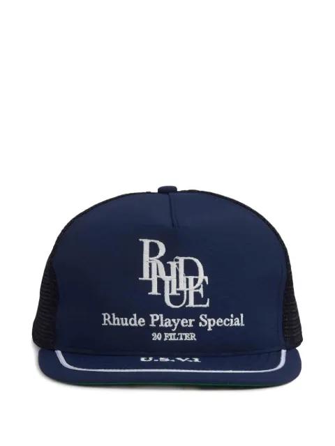 logo-plaque baseball cap by RHUDE