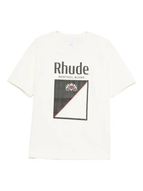 logo-print T-shirt by RHUDE