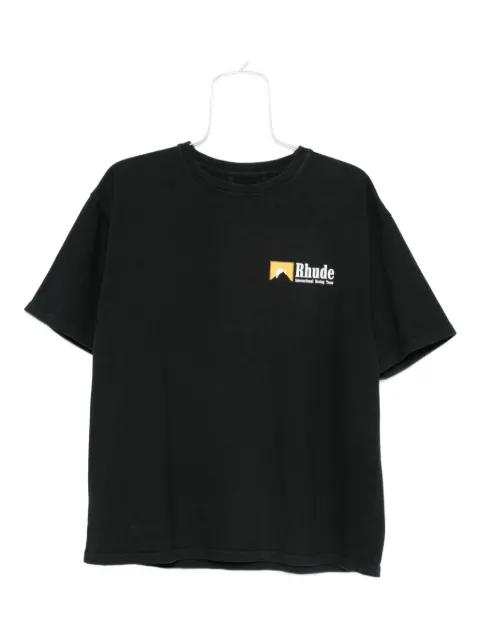 logo-print T-shirt by RHUDE