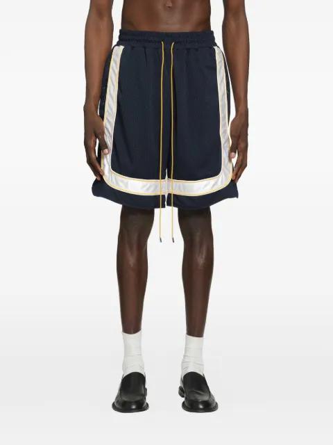 mesh piping shorts by RHUDE