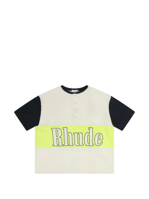 panelled T-shirt by RHUDE